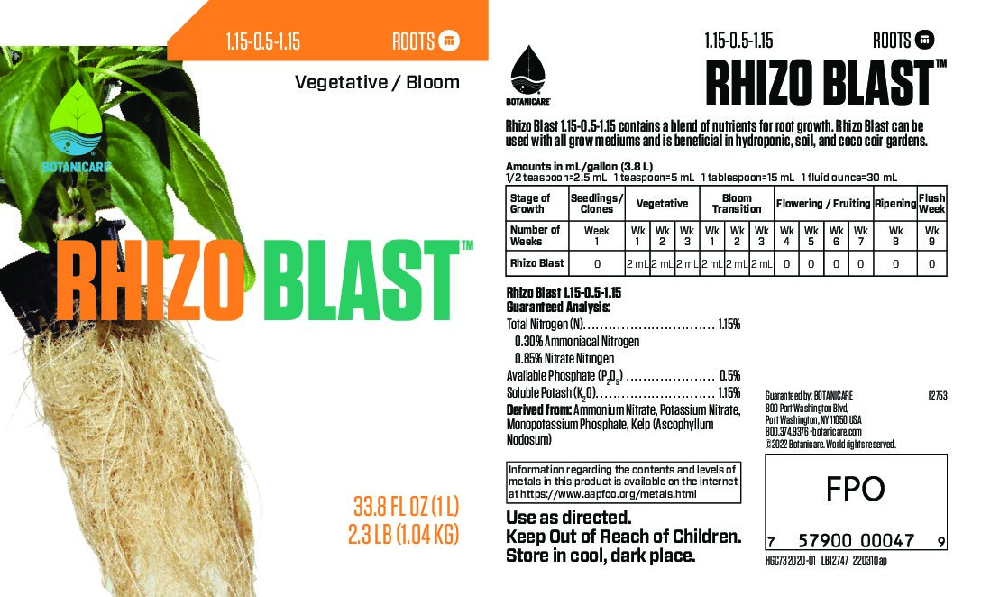 Rhizo Blast® Product Label