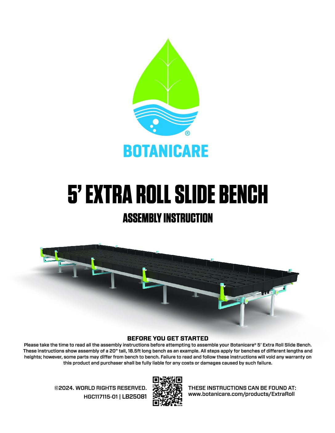 5′ Extra Roll Instructions